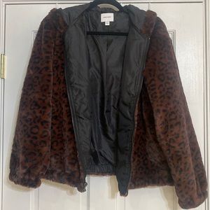 NWOT Nine West Cheetah Print Coat
